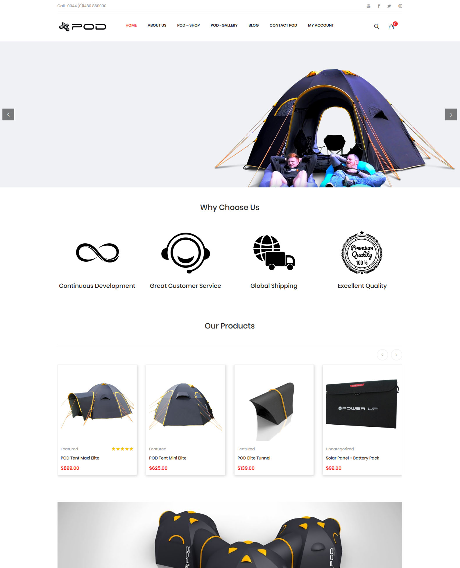 Pod Tents New Site